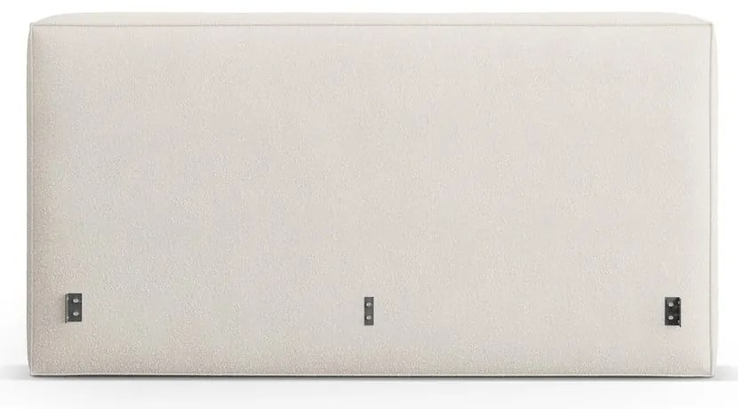 Кремава тапицирана табла за легло 209x100 cm Olivia – Micadoni