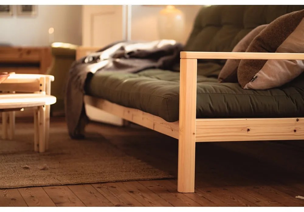 Бял разтегателен диван 205 cm Knob - Karup Design