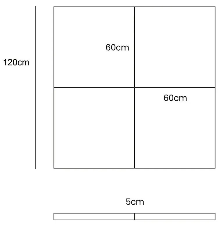 Тюркоазено детско килимче за игра 120x120 cm – Meowbaby