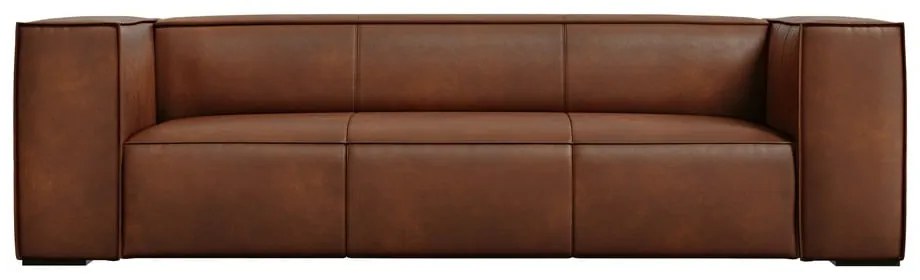 Кафяв кожен диван 227 см Madame - Windsor &amp; Co Sofas