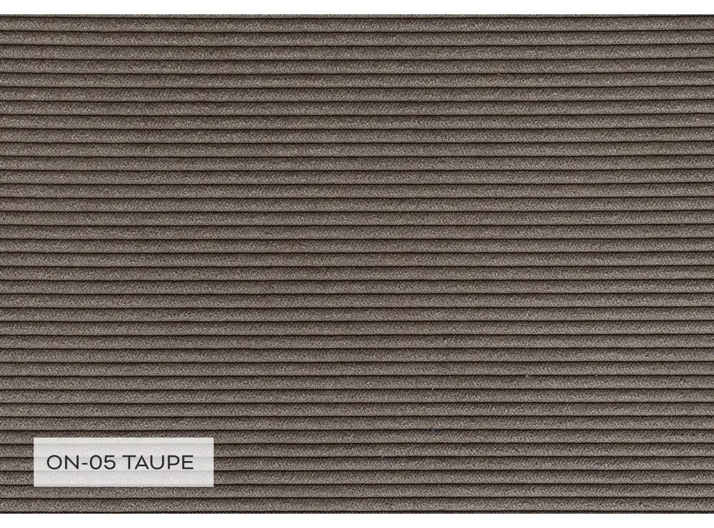 Кафяв разтегателен ъглов диван от рипсено кадифе (ляв ъгъл) Lofty Lilly – Miuform