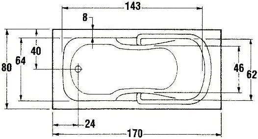 Вана Sanitec Pauline