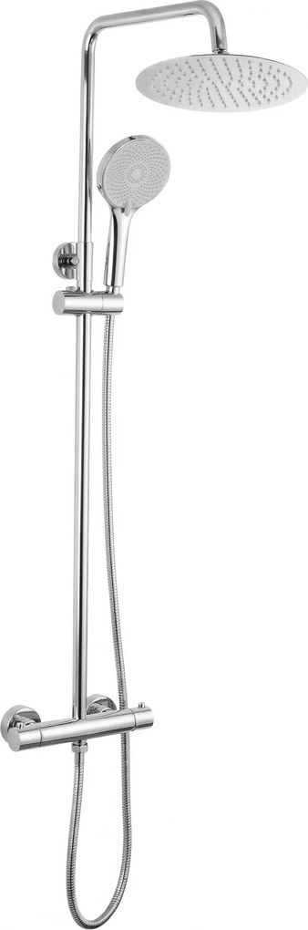 Душ комплект без чучур с термостат Rea Lungo Chrome