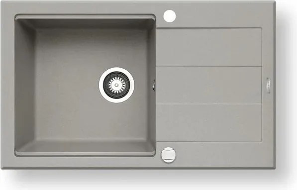 Pyramis 70083801 - Кухненска мивка SPARTA PLUS LUX 78x48 см гранит/сива