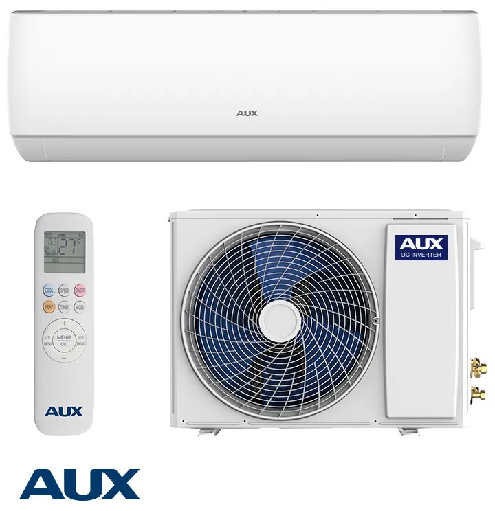 Инверторен климатик AUX J-Smart ASW-H18E3E4/JOR3DI-C0, 18000 BTU, 37 м2, A++, Wi-Fi, R-32, Бял