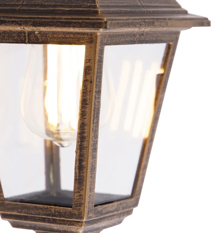 Външна стенна лампа антично злато IP44 - Capital