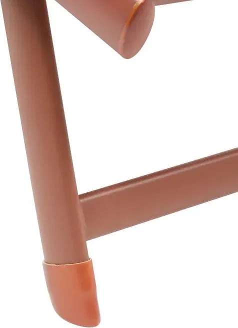 Сгъваем шезлонг Hesperide Samba, Алуминий - Лешник/Бяло