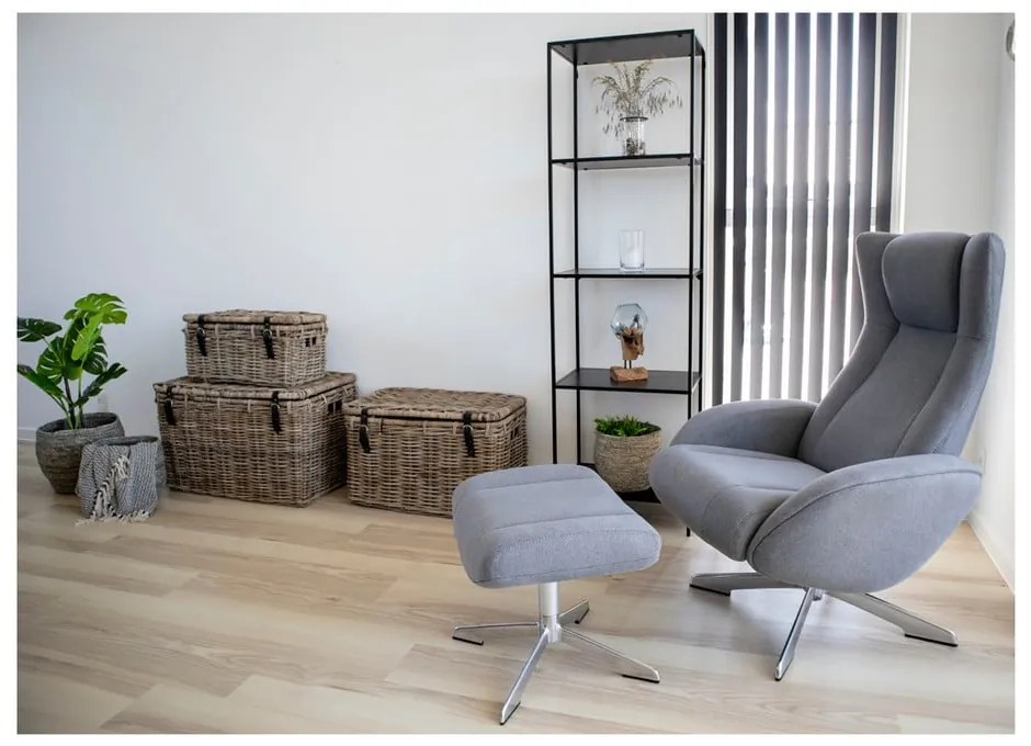 Черна етажерка в декор от ясен 51x170 cm Vita - House Nordic