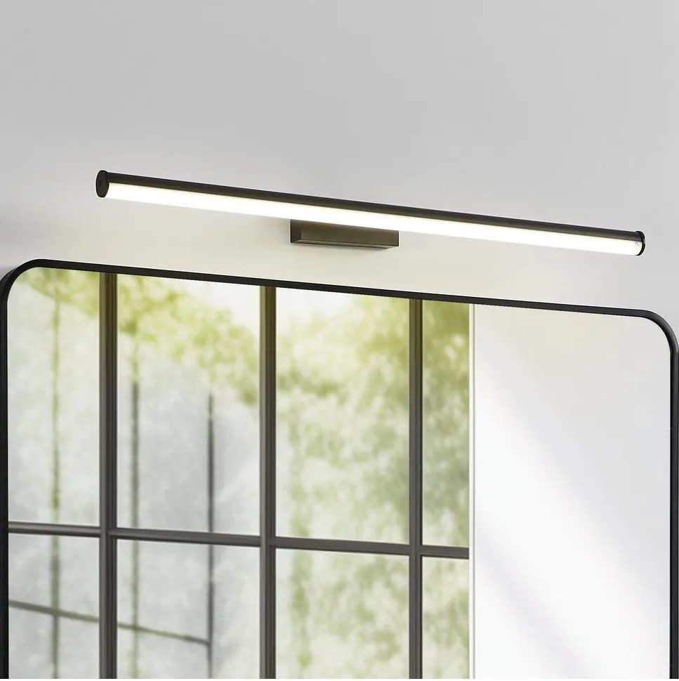 Eglo 901959 - LED осветително тяло за огледало за баня VADUMI LED/14W/230V 78 cm IP44 черно