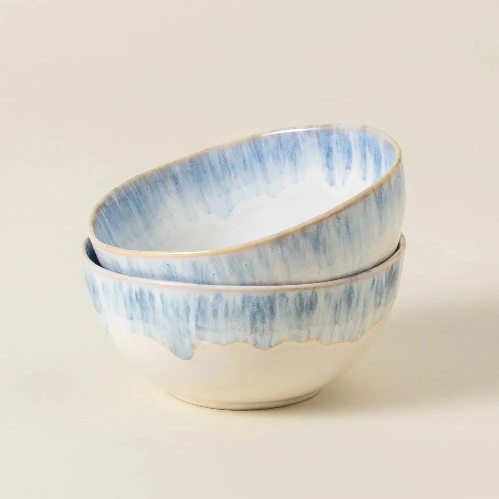 Керамична купа в светлосиньо-бяло ø 16 cm Brisa - Costa Nova