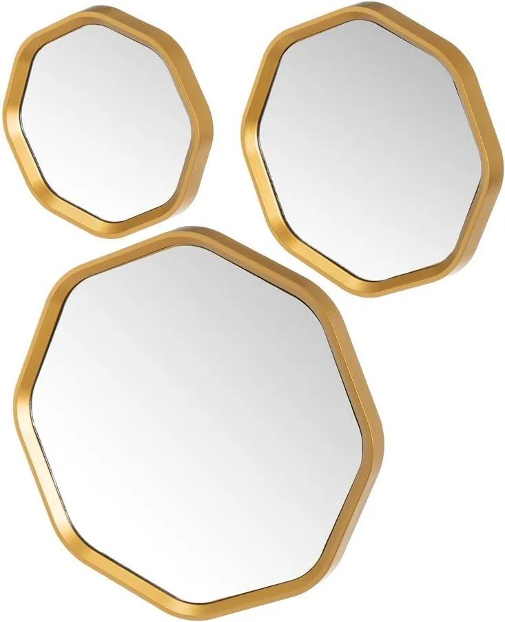 Стенни огледала в комплект от 3 бр. – Casa Selección