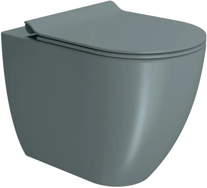 Мивка Pura/55 Swirlflush с капак Super Slim MS86SC GSI-Синьо