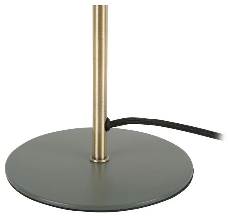 Зелена настолна лампа със златни детайли Bonnet - Leitmotiv