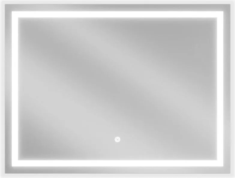 Mexen Miko осветено огледало за баня 80 x 60 см, LED 6000K, анти-пара - 9819-080-060-611-00