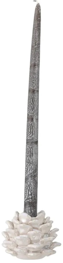 Свещник от каменна керамика Pine – Bloomingville