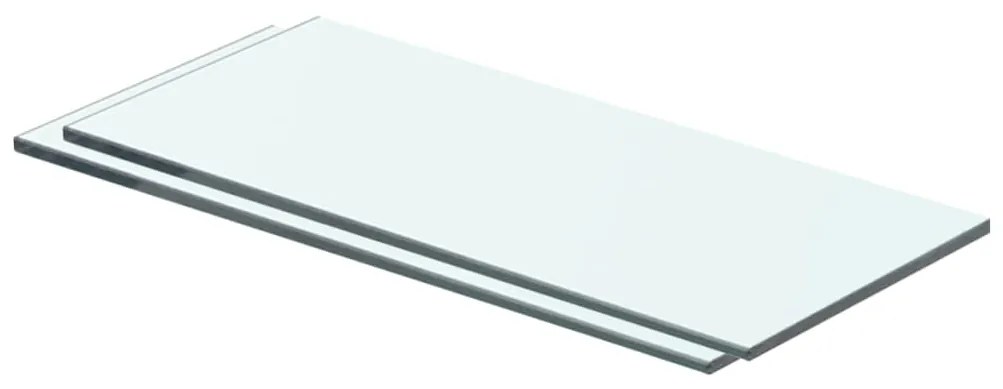Sonata Рафтове, 2 бр, панели прозрачно стъкло, 40x12 см