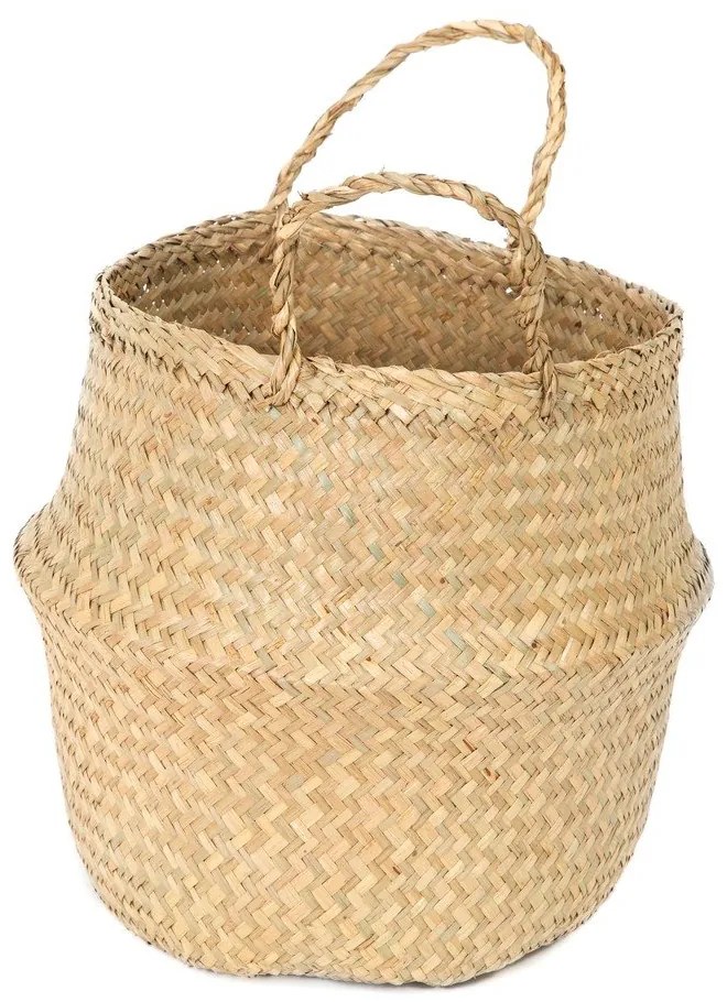 Кошница за съхранение от светла морска трева , ⌀ 27 cm - Compactor