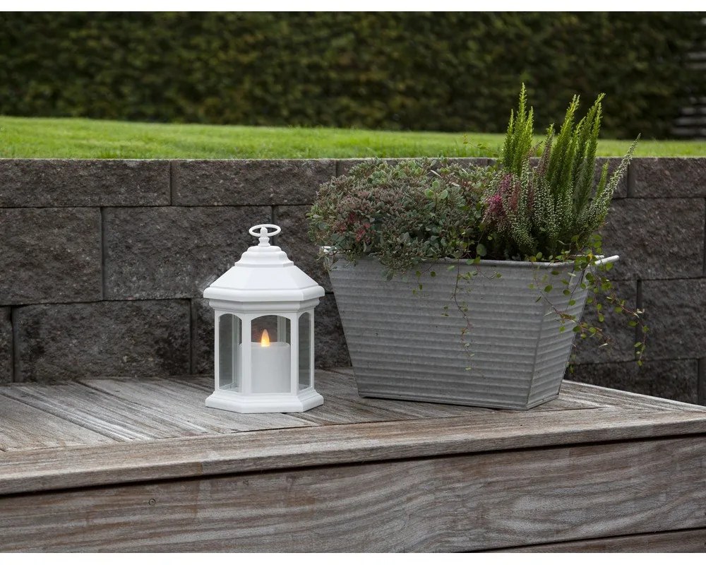 Бял LED фенер, височина 26 см Linta - Star Trading