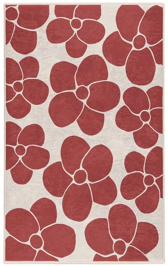 Червен килим подходящ за пране 160x230 cm Red Meadow – Mila Home
