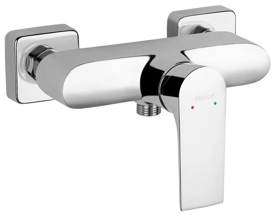 FERRO - Смесител за душ ALGEO SQUARE, лъскав хром