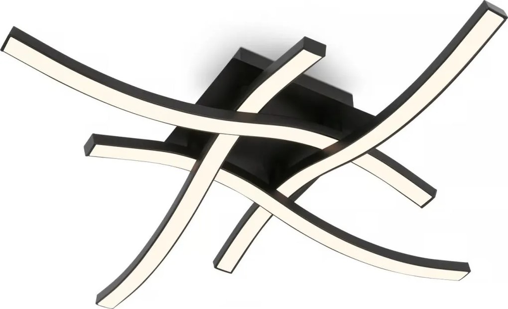 Brilo 3677-045 - LED таванно осветително тяло LED/14,4W/230V черно