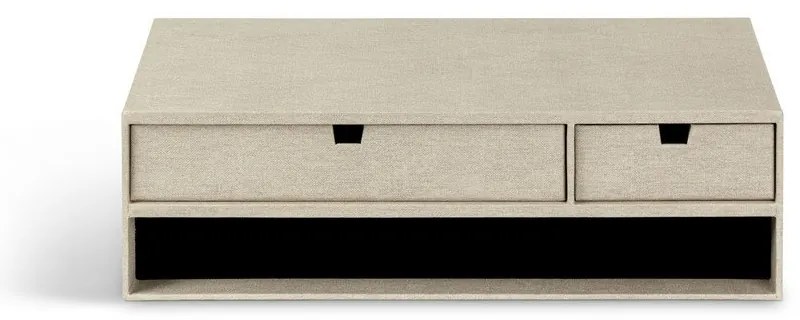 Картонен органайзер с чекмеджета за докумнети Ted Canvas Paper Laminate – Bigso