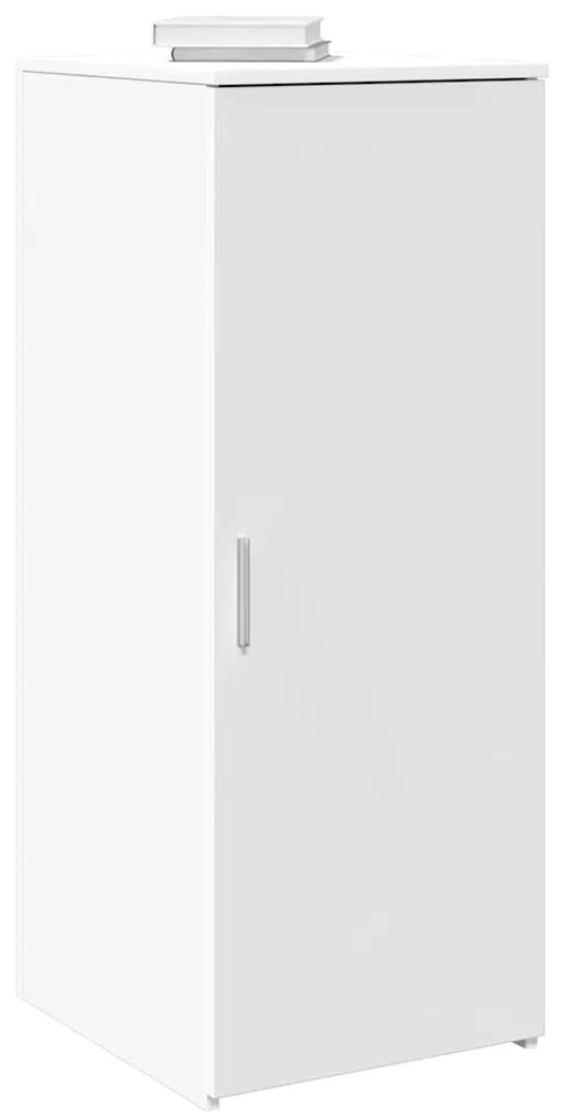 859033 vidaXL Шкаф за съхранение, бял, 40x45x103,5 см, инженерно дърво