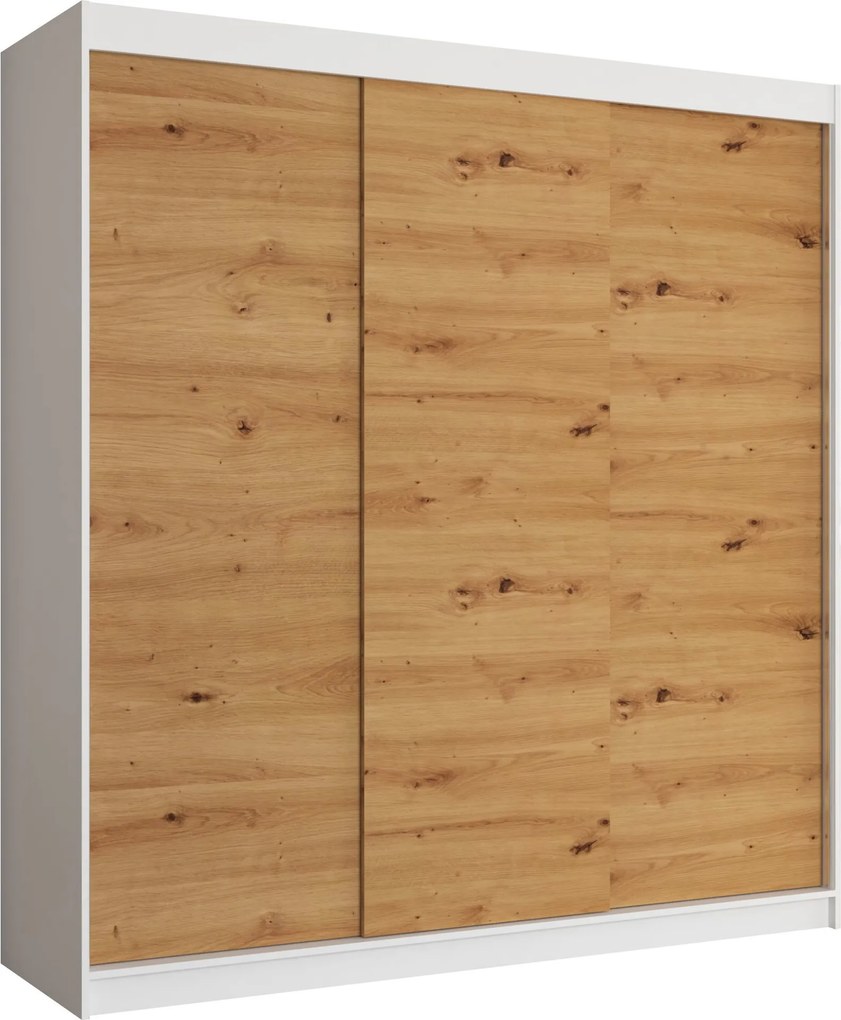 Гардероб Stalion 200 Sliding-White-Artisan