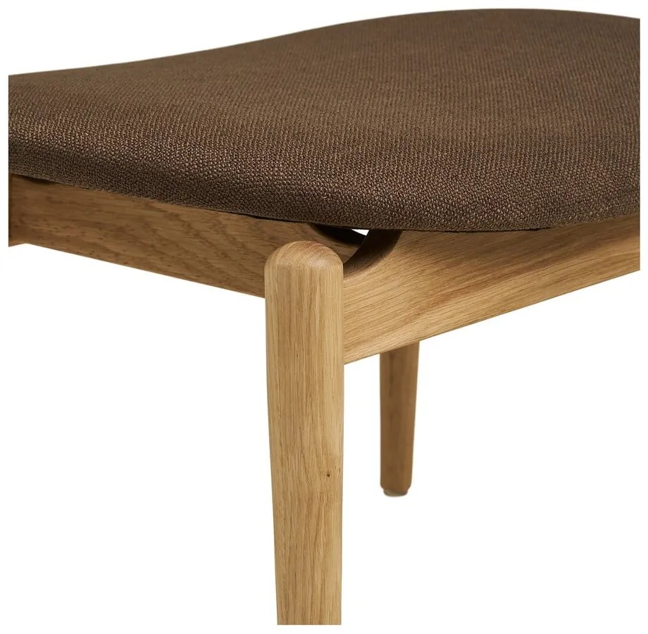 Кафяв фотьойл с табуретка Olvera – House Nordic