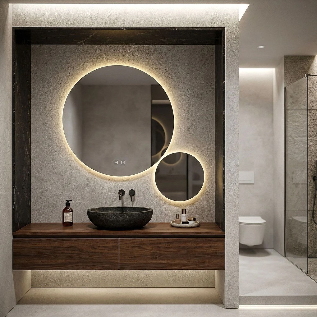 Огледало LED R-9045 90cm + 45cm