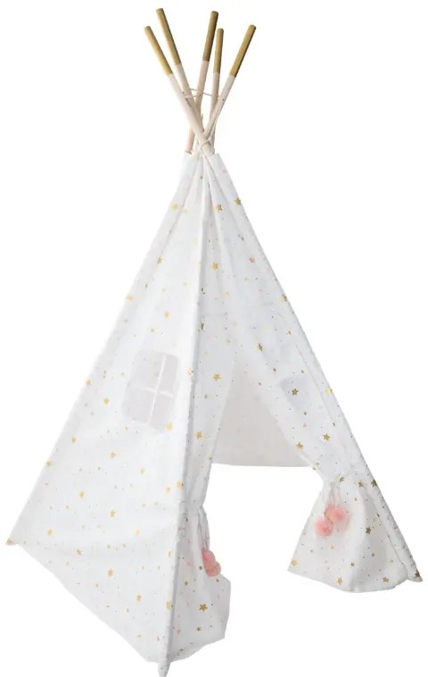 Детска палатка atmosphera Teepee, 130x130x160 cm - Розов