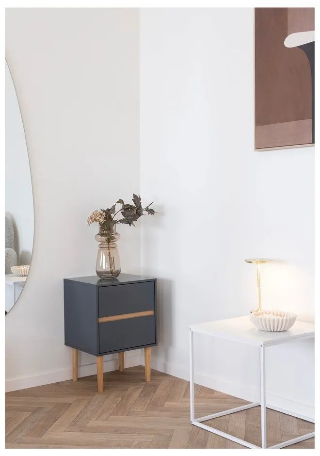 Светлокафява стъклена ваза (височина 31 cm) – House Nordic