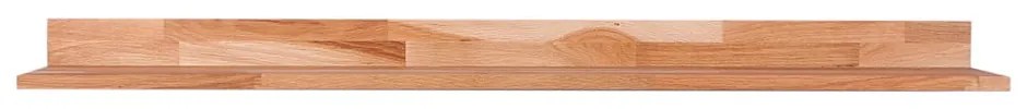 Стенен рафт за снимки от масивен дъб в естествен цвят 120 cm Kalle – Interia Home & Living