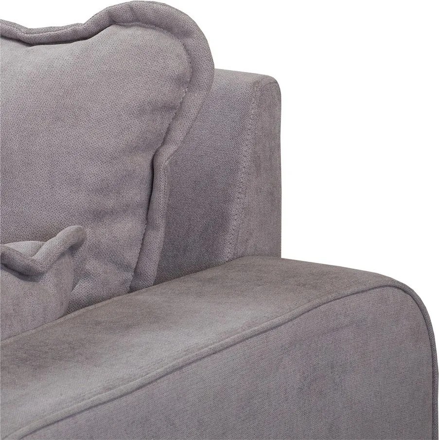 Сив диван 193 cm Beata - Ropez