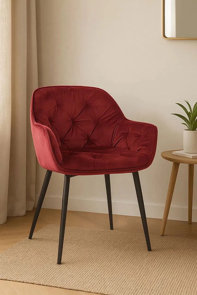 Фотьойл Monty-Бордо (2) парчета