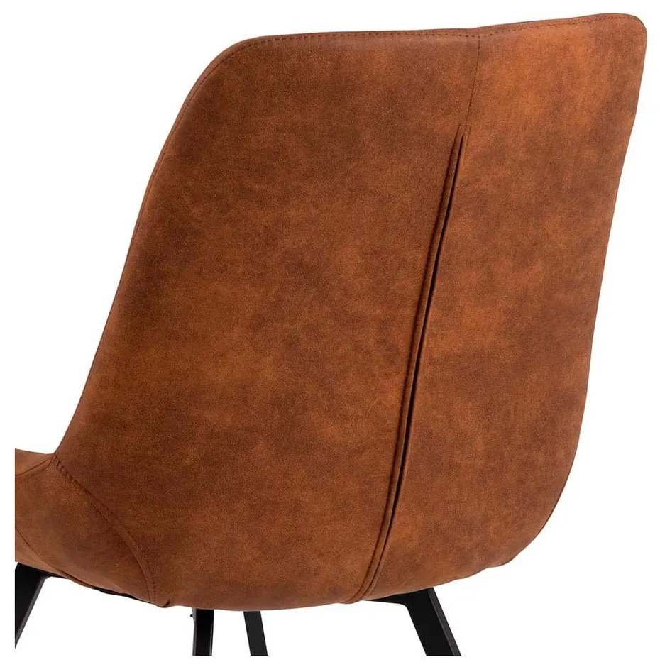 Кафяви трапезни столове в комплект от 2 броя Waylor - Actona