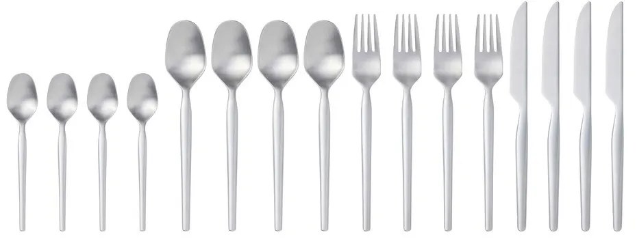 Прибори за хранене от неръждаема стомана в сребрист цвят 16 бр. Dorotea – Gense