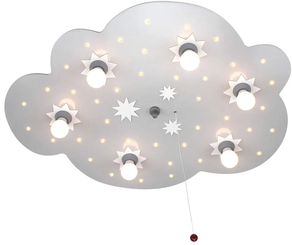 Стенен таван-лампа Elobra Star Cloud Six-light