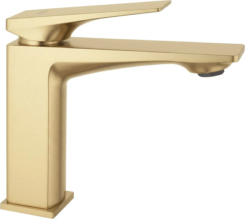 Смесител за мивка Rea Prime Brush Gold Low