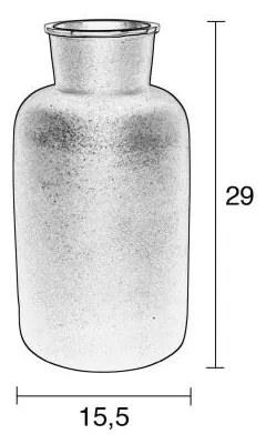 Черна алуминиева ваза zuiver , височина 29 cm Farma - Zuiver