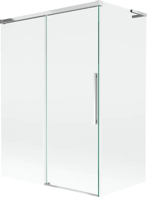 Mexen Rox L параван за вана с 2 плъзгащи се врати 120 + 70 x 150 см, прозрачен, хром - 8C9L-120-070-01-00