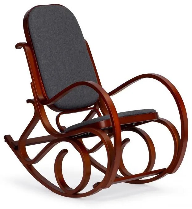 Класически дървен люлеещ се стол Relax