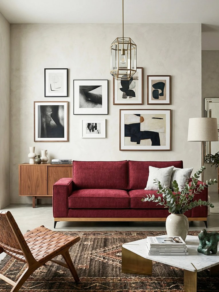 Диван Fredrik двуместен-Kokkino