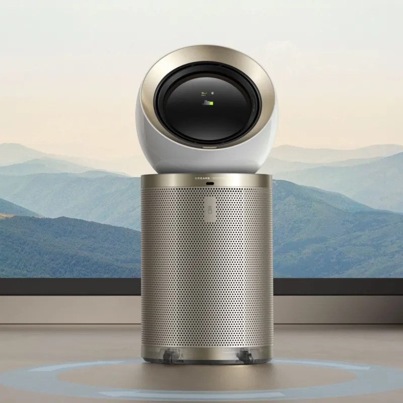 Пречиствател за въздух Dreame AirPursue PM10 CVF24A, 36 м2, Автоматизирани функции, Плазмена и UVC стерилизация, TVOC, LCD, HEPA, Бял/бронз