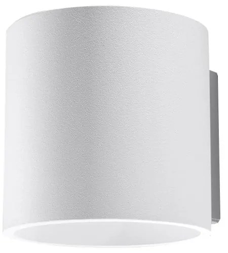 Бяла стенна лампа ø 10 cm Roda – Sollux