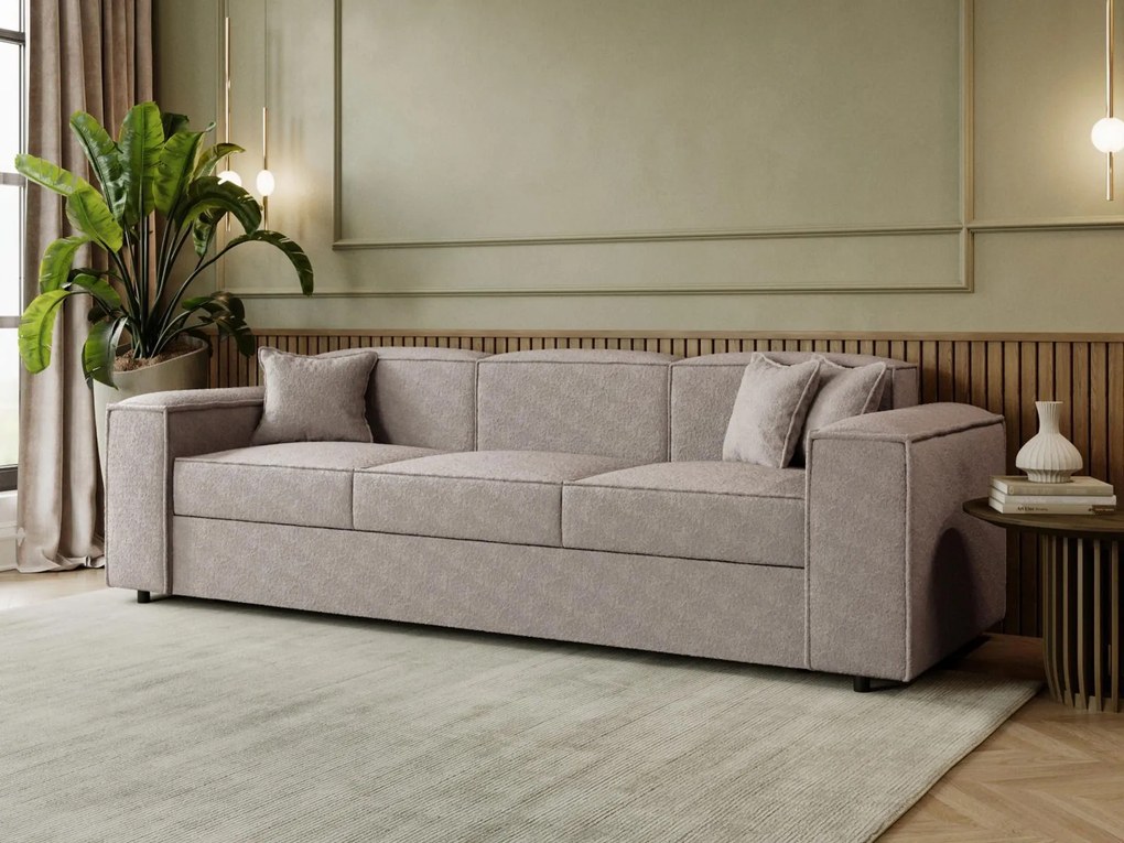 Диван Santos триместен-Сребристо сиво