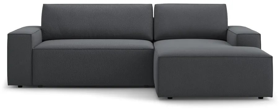 Тъмносив разтегателен ъглов диван (десен ъгъл) Jodie – Micadoni Home
