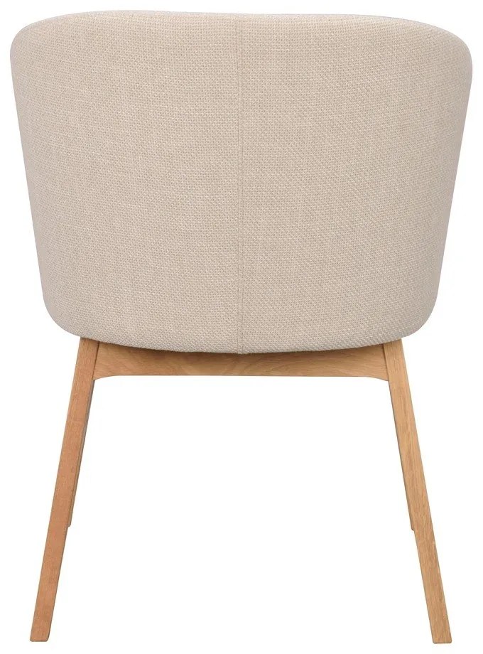 Бежови тапицирани трапезни столове в комплект 2 бр. Windham – Rowico