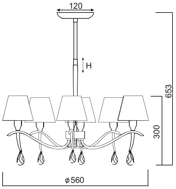 Осветление Thread 6-лампи