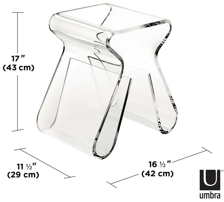 Пластмасова странична масичка 42x29 cm Magino – Umbra